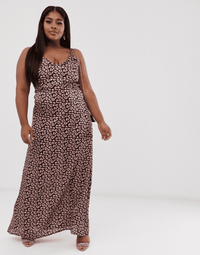 ASOS Club L Animal print maxi