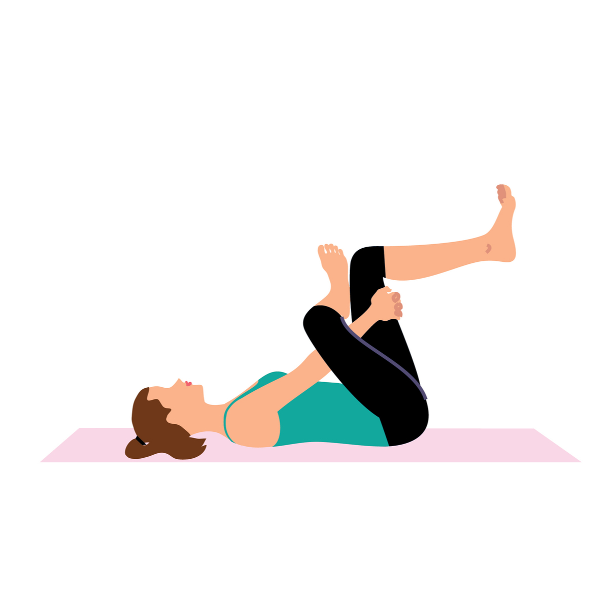 Glute stretch figure four