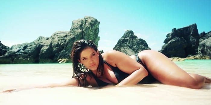 700px x 350px - Plus Size Model Denise Bidot Embraces Cellulite In Swimsuit Campaign