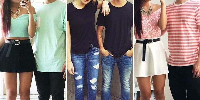 casual matching outfits for couples