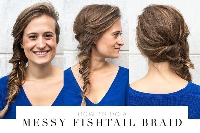 DIY Braid Tutorial: Messy Fishtail – YouBeauty