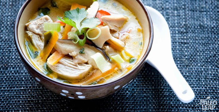 Thai coconut soup