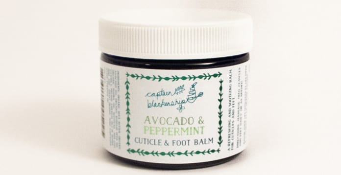 avocado cuticle and foot balm