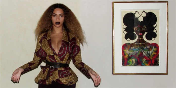 Beyonce dark roots Instagram