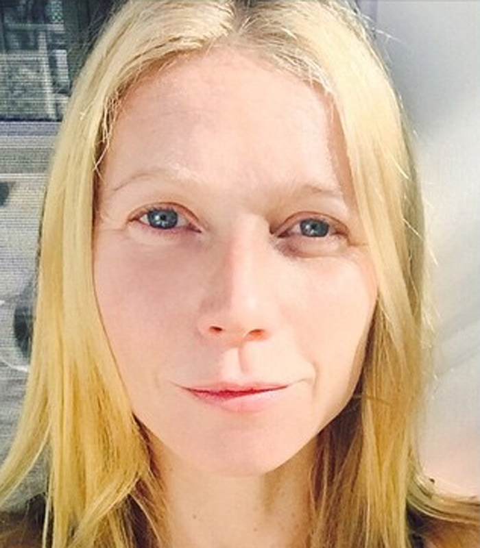 gwyneth paltrow no makeup selfie